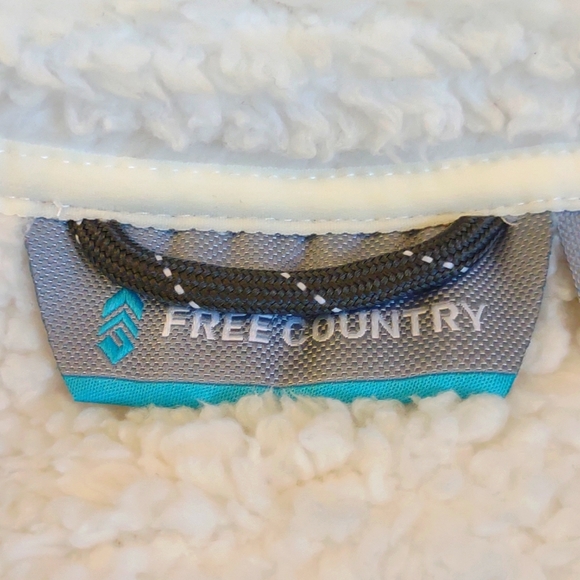 Free Country SZ XL Off White Faux Fur Vest. - Picture 6 of 10